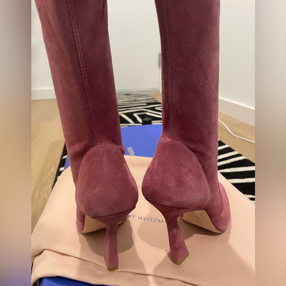 STUART WEITZMAN ULTRAVINNIE STRETCH OVER-THE-KNEE BOOT 100 BRAND NEW MSRP$995!!! - Picture 7 of 9